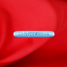 Ткань Лен стрейч (красный)